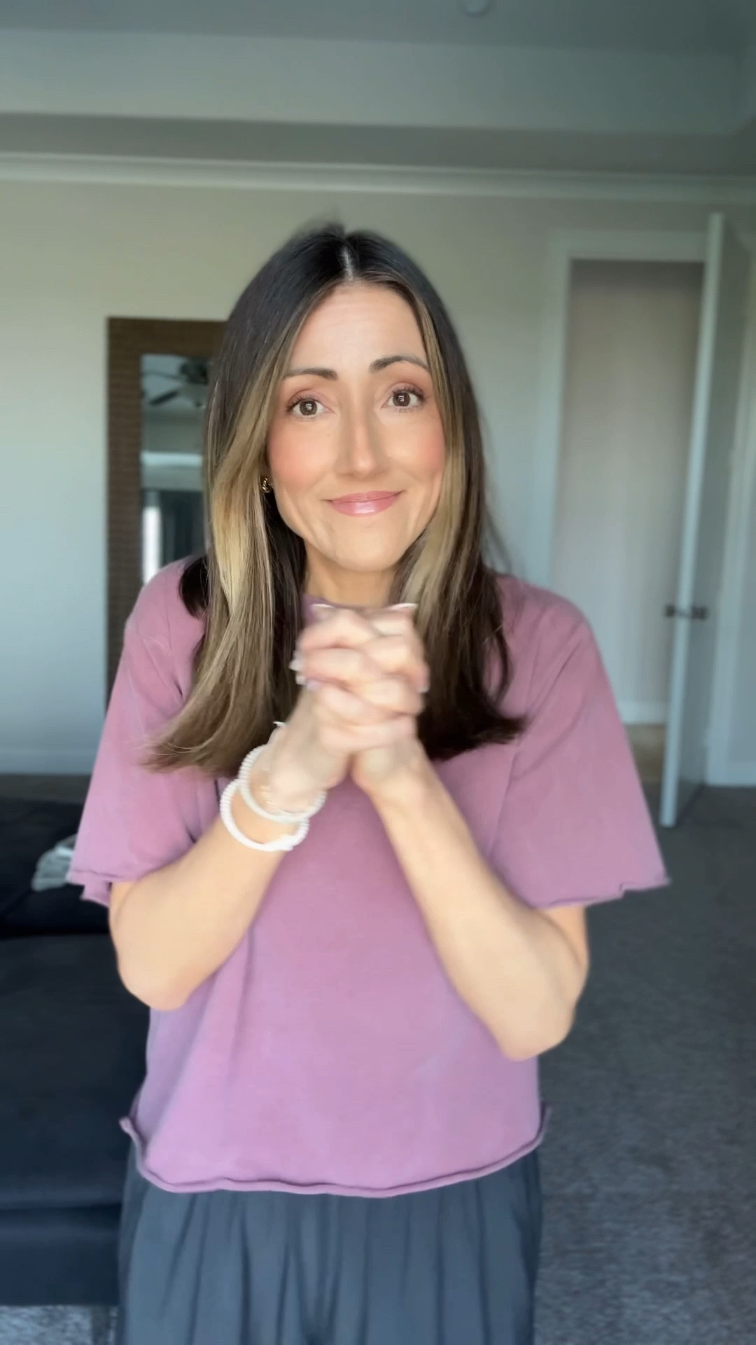 The best t-shirt I own is from the Walmart men’s section and I will not be taking questions at this time. 😂 Under $10, the fabric is an absolute 10/10, and they wash like a dream. I went full DIY and customized the length for my short toro. But honestly, you can cut it, keep it long, or just wear it oversized straight out of the bag. Of course I bought one in every color because at this price, that’s just responsible shopping. 🛒

#LTKootd #LTKmomlife #LTKdayinmylife