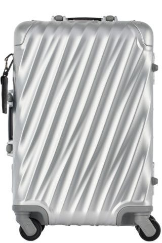 Tumi - Silver 19 Degree Aluminium International Carry-On Suitcase | SSENSE