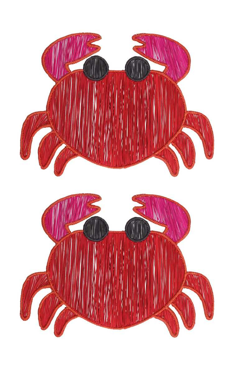 Set Of 2 Crab Placemat | Moda Operandi (Global)
