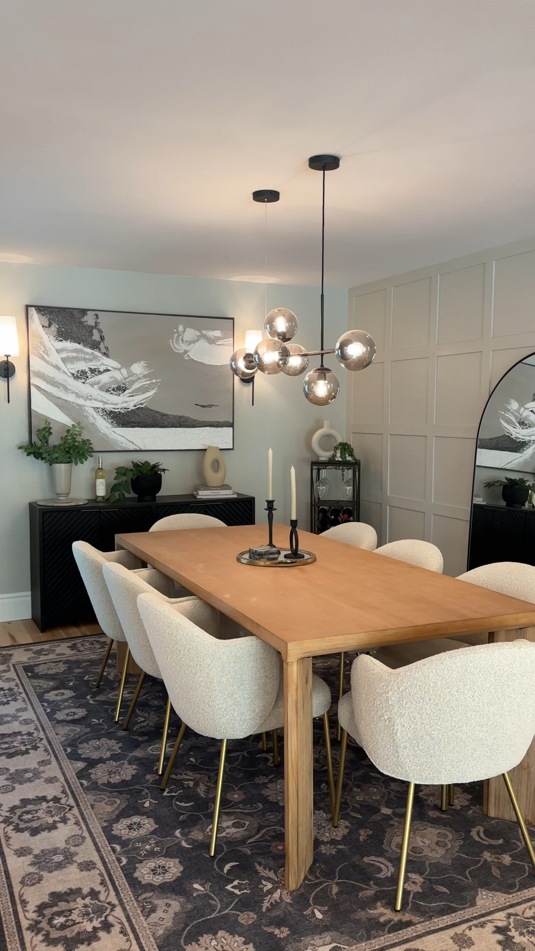 Our dining room table and chairs 