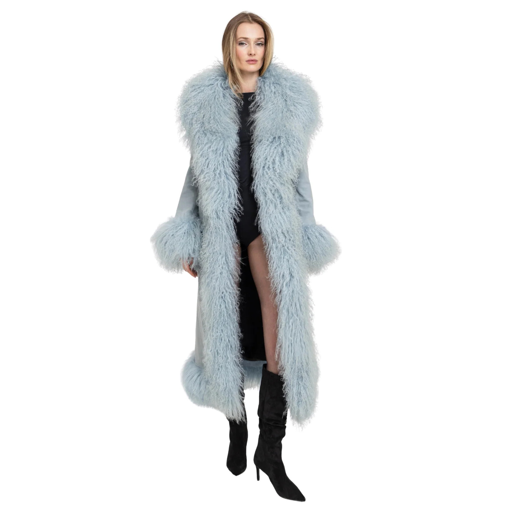 Dorothy Suede Ultra Maxi Coat | Susanna Chow