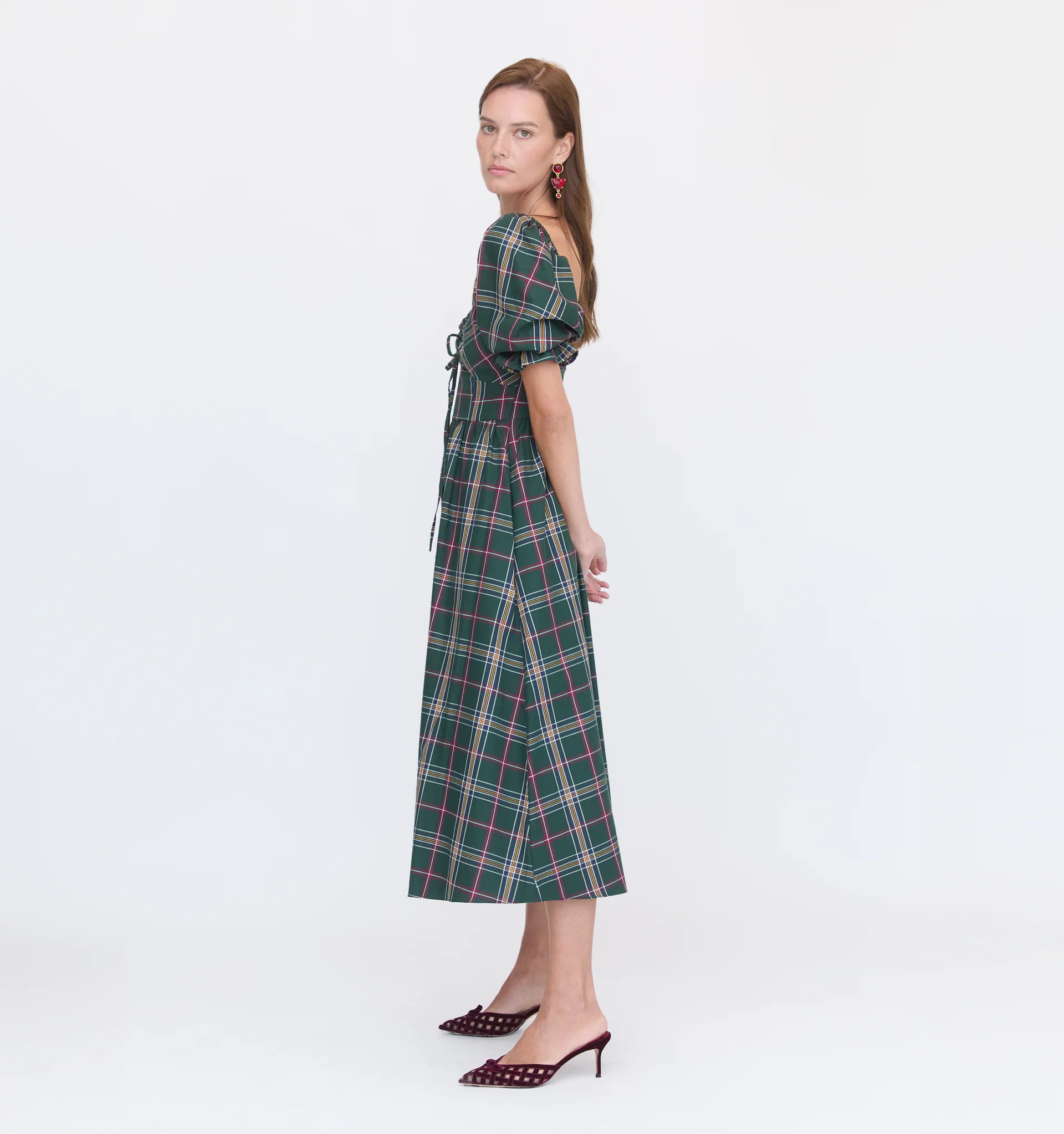 The Ophelia Dress - Juniper Tartan | Hill House Home US