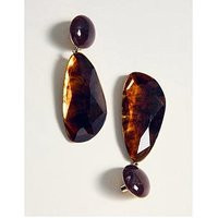 Mango Brown Resign Earrings | Very (UK)