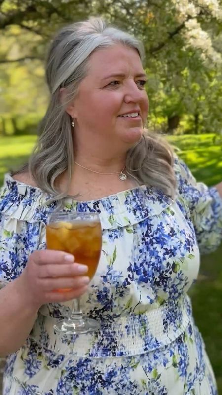 If you’re looking for a plus-size wedding guest dress, @SoftSurroundings is your go-to! This beautiful, Rosanna off-the shoulder maxi-dress screams LOVELY LUXURY! 
I’m wearing the XL (18) 

(For reference, my measurements can be found on my homepage.) 

#plussize #over50fashion #over40fashion #plussizespringweddingguestdress #plussizesummerweddingguestdress

#LTKparties #LTKwedding #LTKplussize