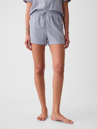 Linen-Blend PJ Shorts | Gap (US)