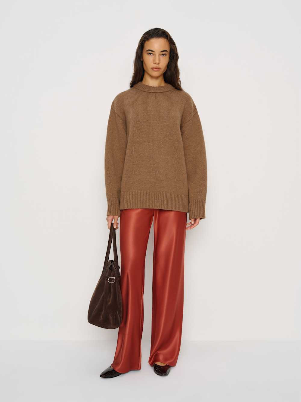 Jo Regenerative Wool Oversized Crew | Reformation (Global)