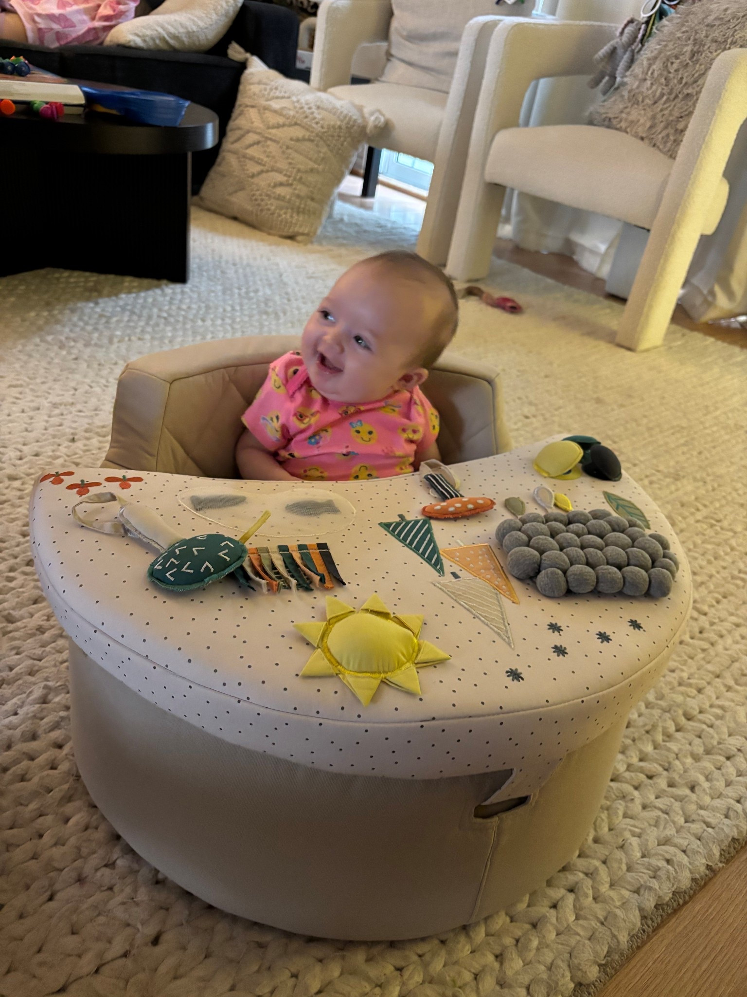 Penelope got this chair for Christmas! She loves it! Very sensory friendly and it’s soft to sit in! 

Baby, toys, play, baby chair, pottery barn, sensory

#LTKGiftGuide #LTKSaleAlert #LTKBaby