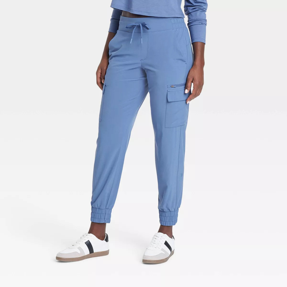 Women's Active Light Mid-Rise Cargo Joggers - All In Motion™ | Target