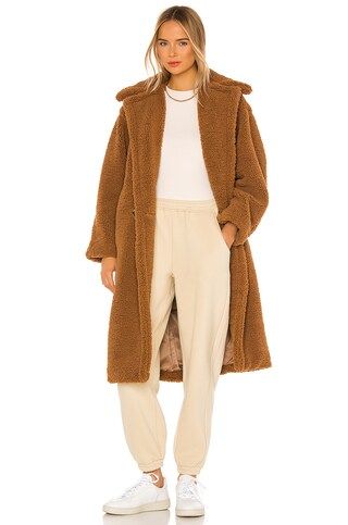 Apparis Daryna Faux Fur Coat in Camel from Revolve.com | Revolve Clothing (Global)