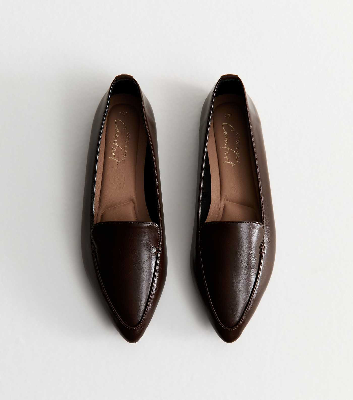Brown Faux Leather Loafers | New Look | New Look (UK)