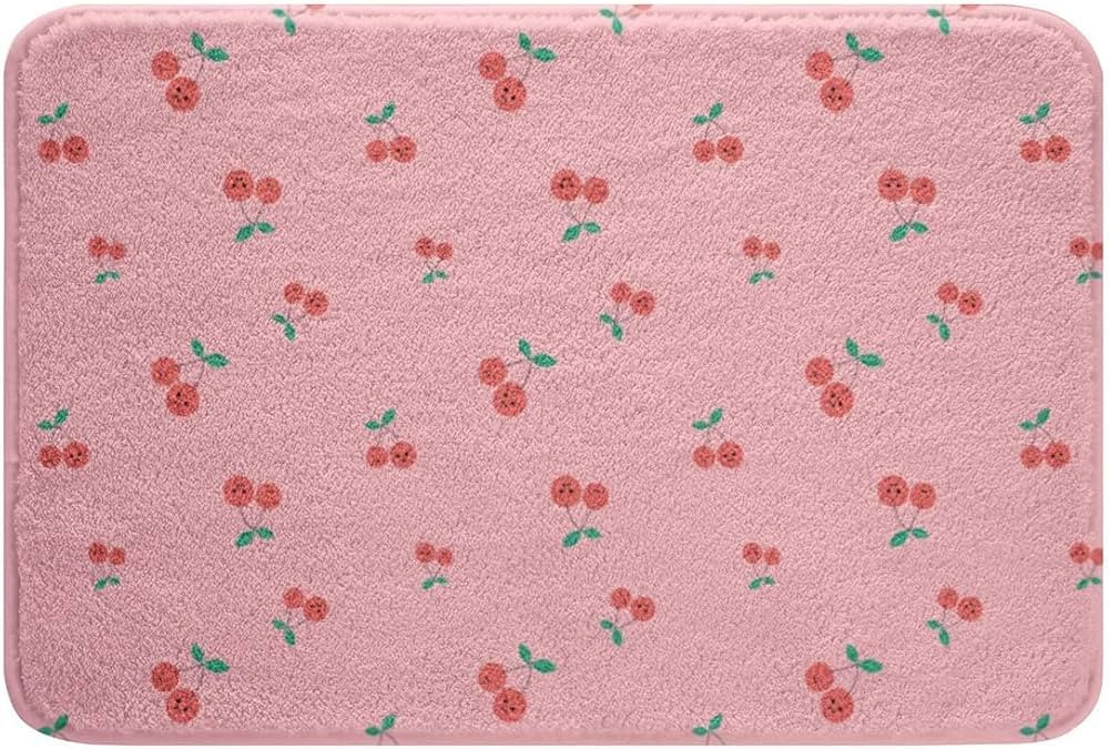 Cherry Bathroom Rugs Cute Lovely Fruit Rug for,Tropical Fruit Kitchen Mat Novelty Funny Cartoon F... | Amazon (US)