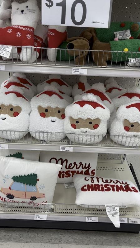 Cutest Christmas pillows EVER. These will sell out. Great price. 

Christmas decor / holiday decor / high sell out risk / Santa pillow / tree pillow / dog pillow / cat pillow / target decor / affordable decor / holiday throw pillows / Christmas throw pillows 

#LTKhome #LTKstyletip #LTKHoliday