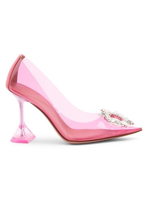 Begum Embellished Transparent Pumps | Saks Fifth Avenue