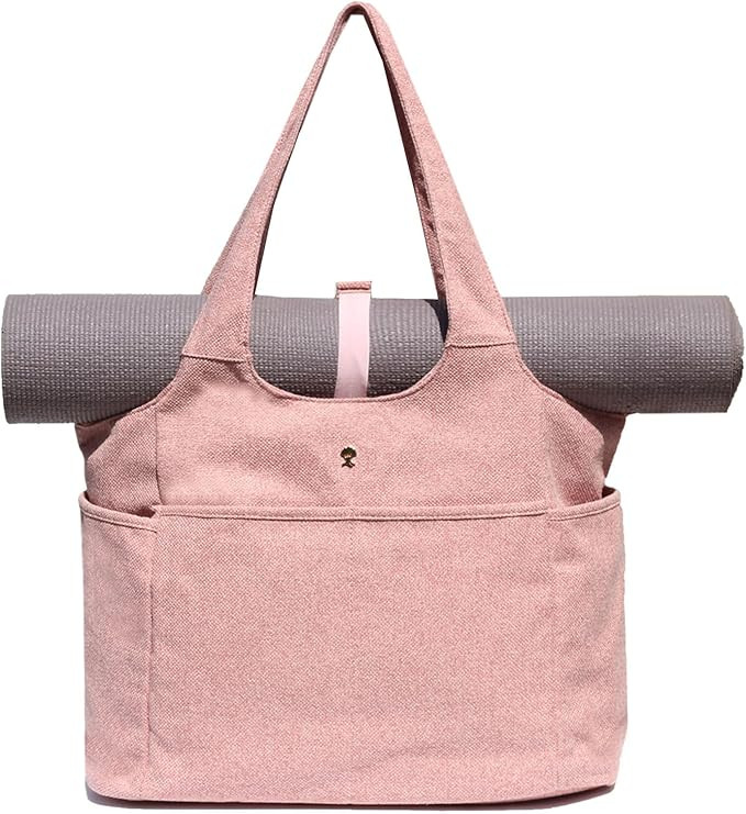 ESVAN Yoga Tote Bag Mat bag Women Shoulder Bags Carryall Tote for Travel Office Workout Gym Nurse... | Amazon (US)