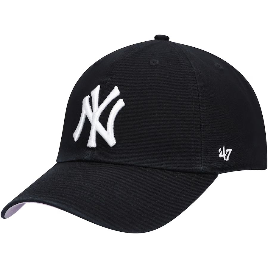 New York Yankees '47 Fashion Color Ballpark Clean Up Adjustable Hat - Black | Fanatics