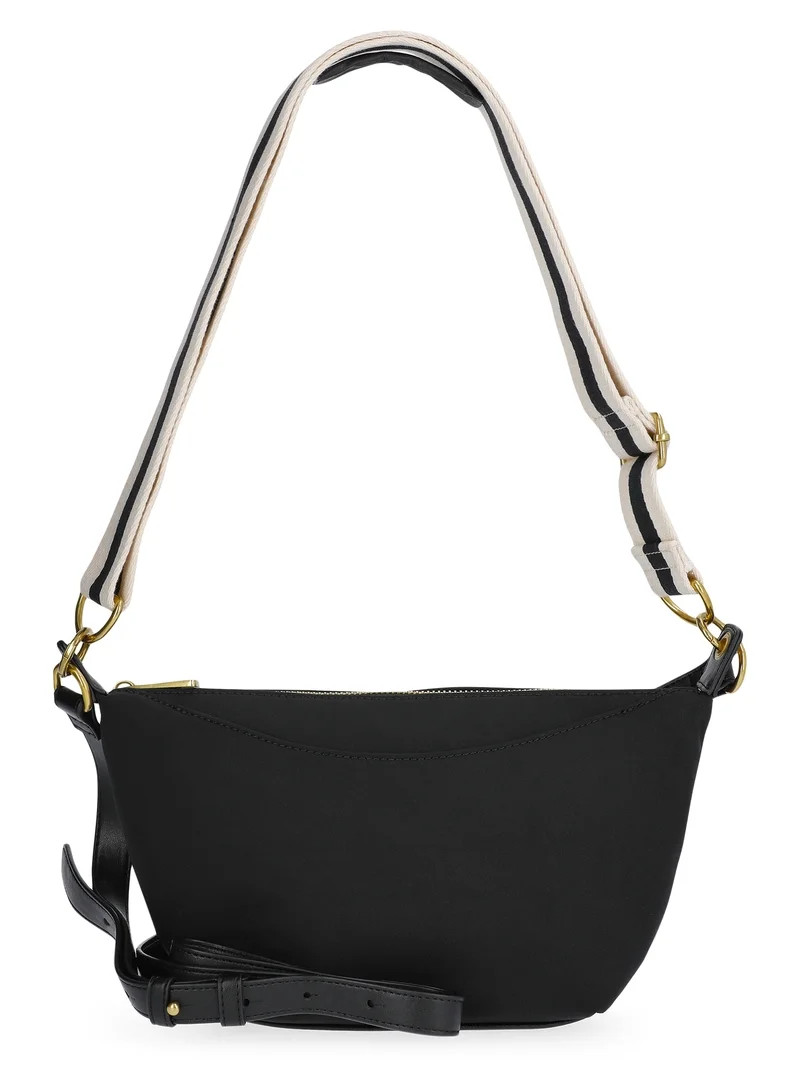 Free Assembly Women's Crossbody Handbag, Black | Walmart (US)