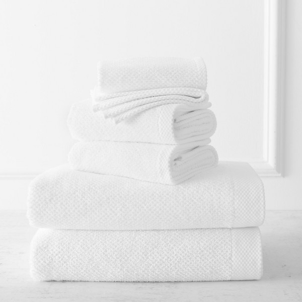 Blaine White Towel Bundle - Set of 6 Z Gallerie finds Z Gallerie deals Z Gallerie sales | Z Gallerie