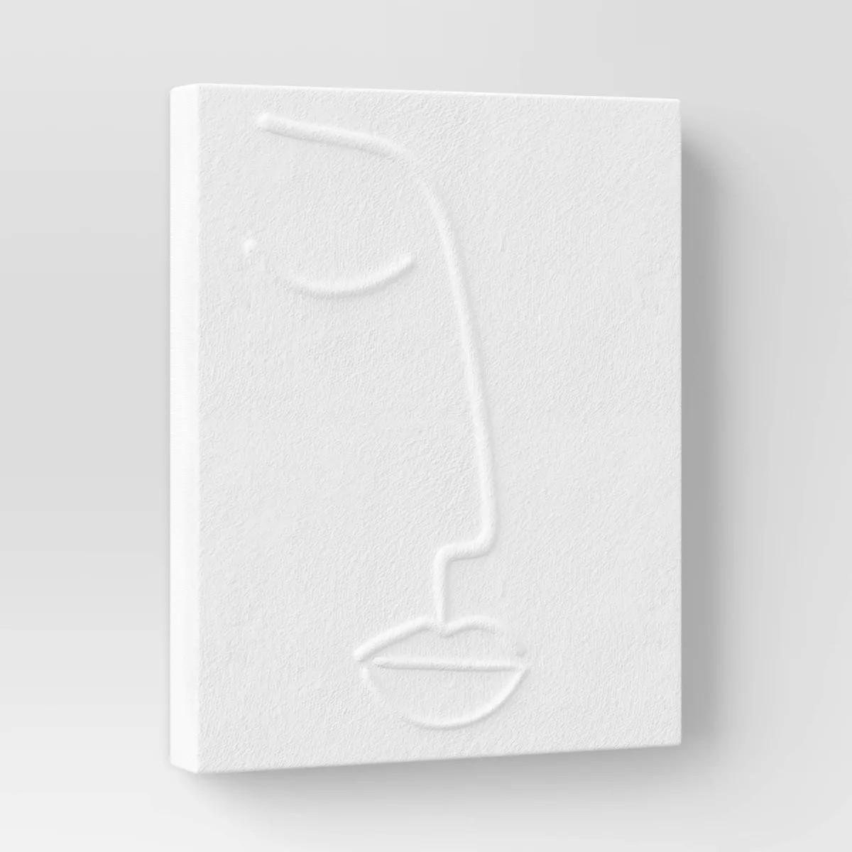 8" x 10" Face Unframed Wall Canvas White - Threshold™ | Target