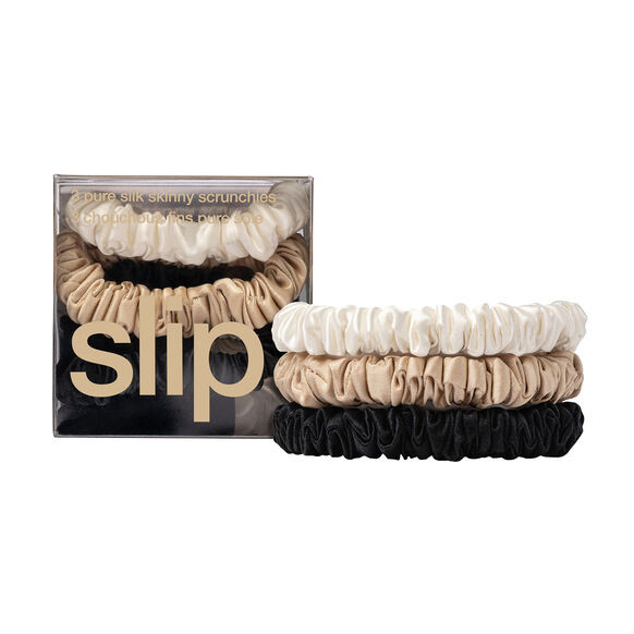 Pure Silk Skinny Scrunchie Trio - Dame | Space NK - UK