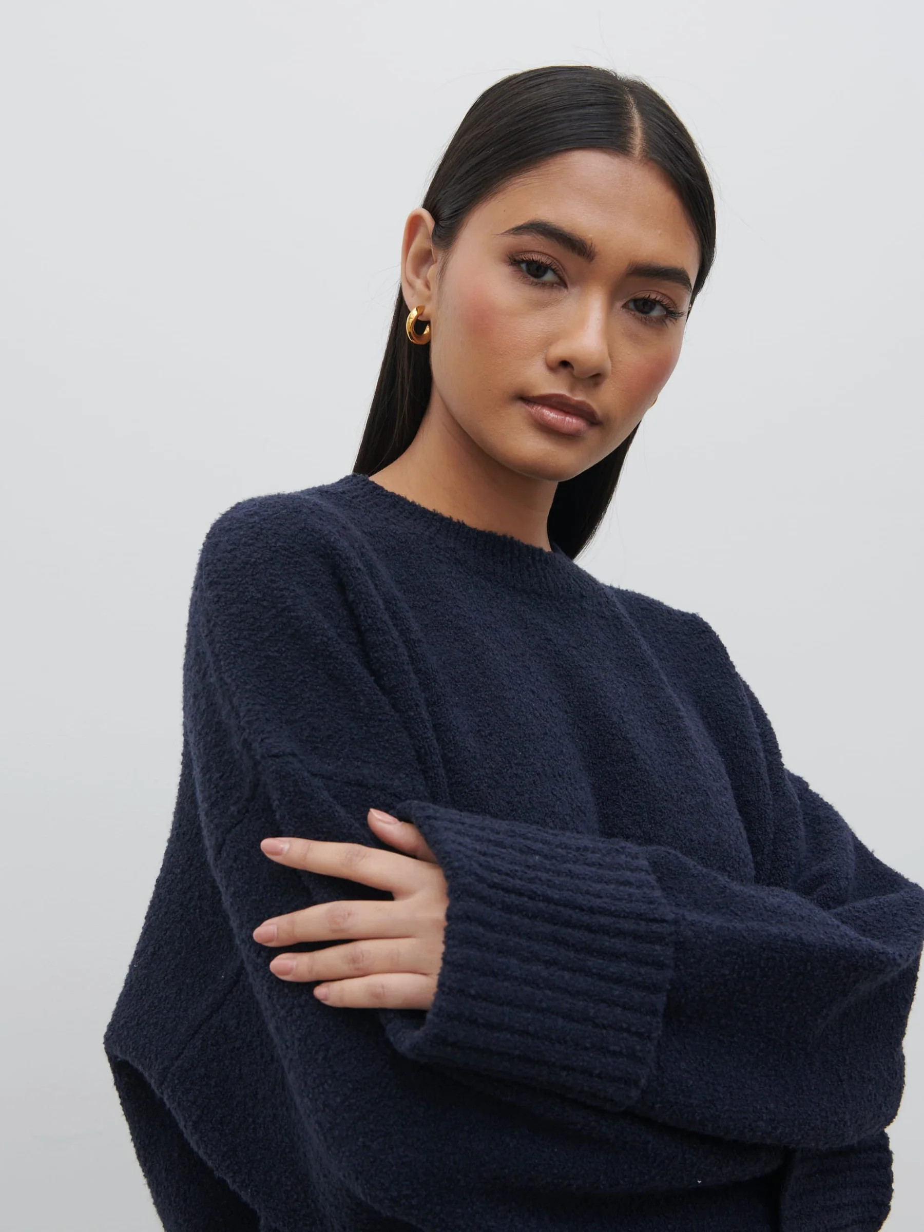 Camille Oversized Borg Jumper | Pretty Lavish (UK)
