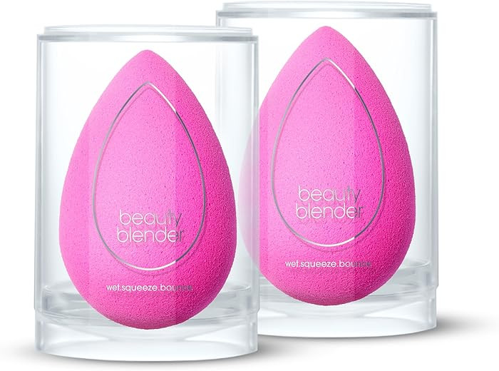 Beautyblender® | Original Pink Beauty Blender 2-Piece Bundle for Blending Foundations, Powders, ... | Amazon (US)