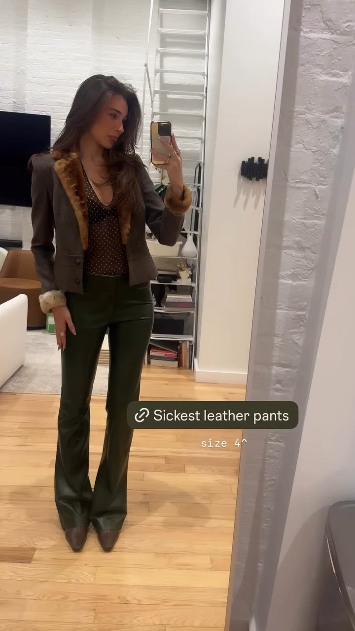 These are the sickest leather pants! 

 