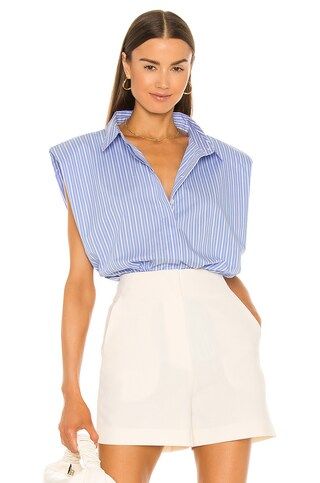 Stripe Shoulder Pad Shirt
                    
                    Bardot | Revolve Clothing (Global)