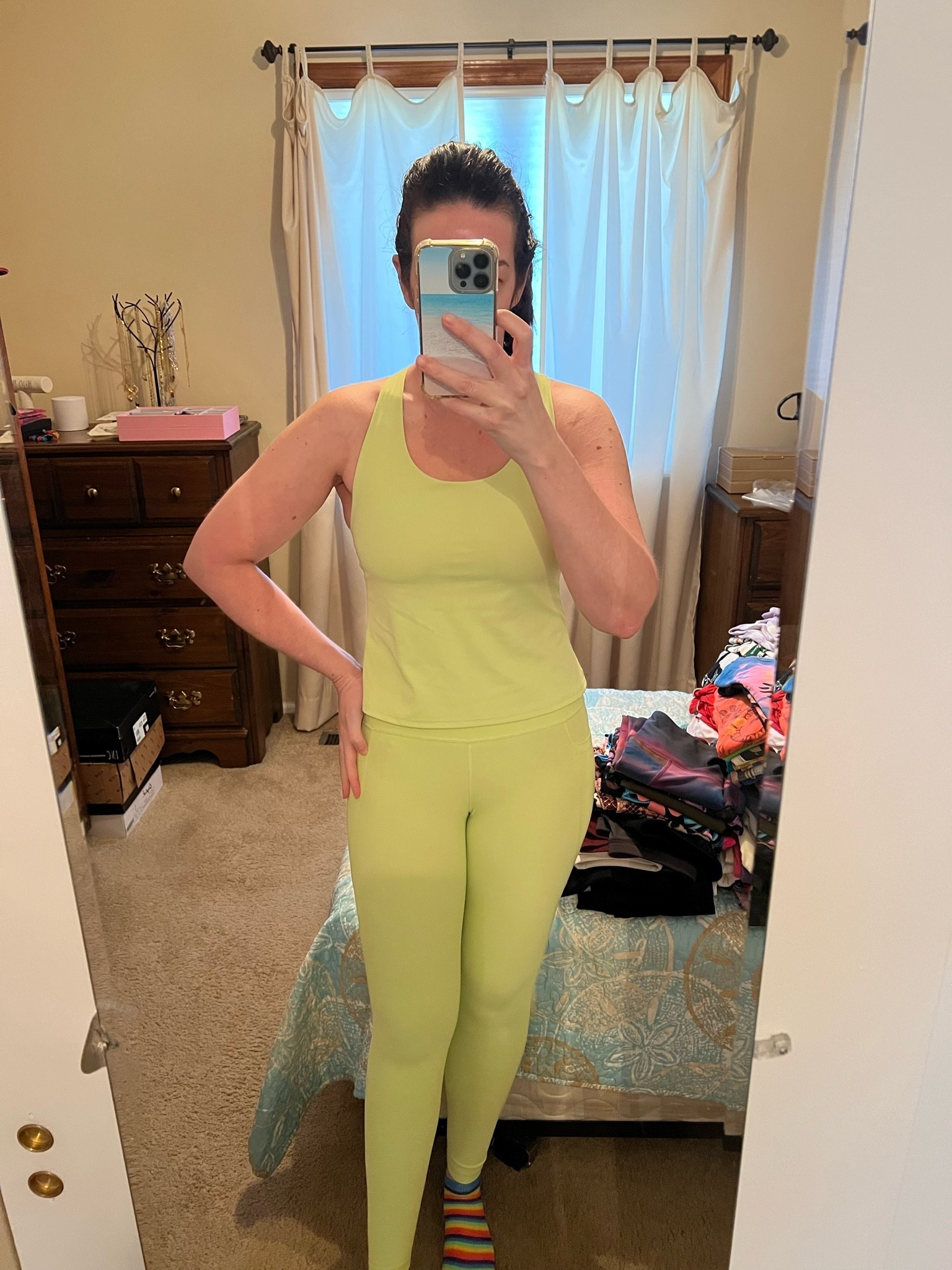 Lime green workout top (m). Lime green workout leggings (s). #workouttop #limegreentop #activewear #fitnessgear #workoutleggings #limegreenleggings

#LTKootd #LTKfitnessgoals #LTKActive