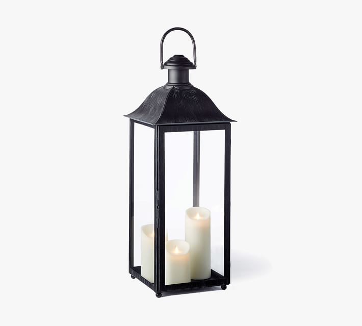 Avery Outdoor Stainless Steel Lantern | Pottery Barn | Pottery Barn (US)