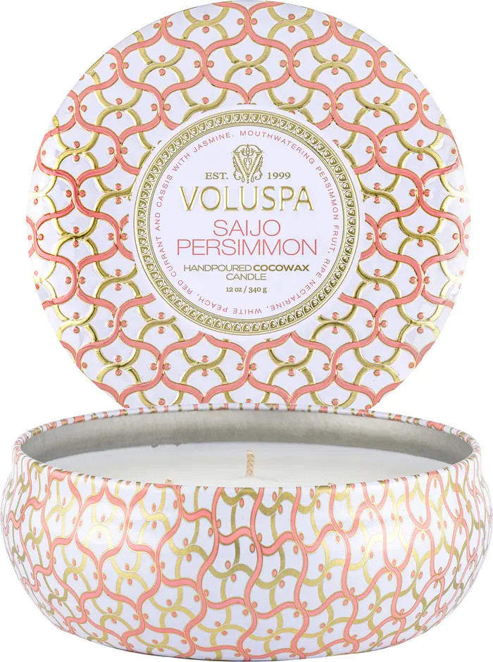 Saijo Persimmon Three-Wick Tin Candle | Nordstrom