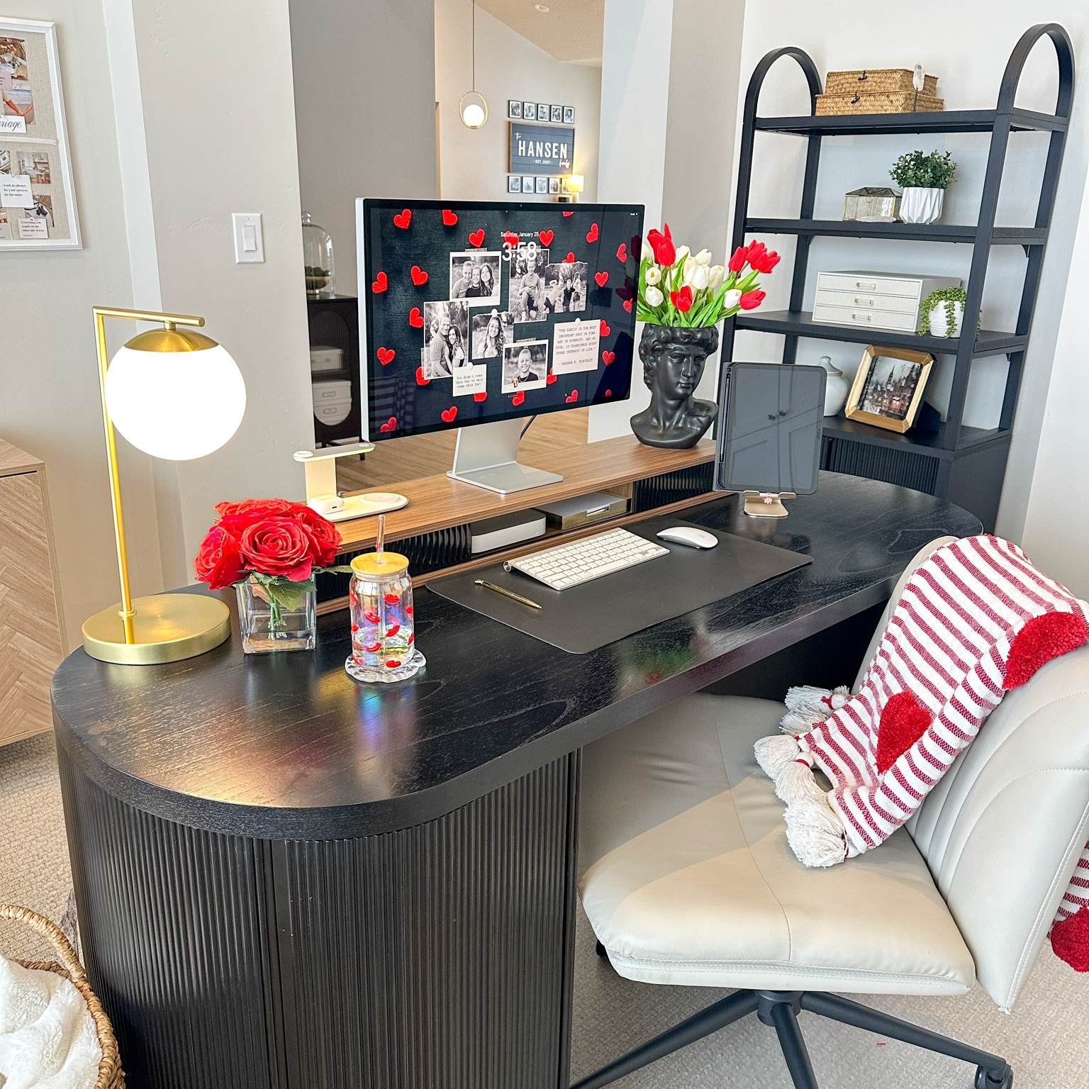 I wanted to decorate my office for Valentine’s Day but keep it really low commitment! 🤣 Valentine’s Day decor for your office can be so much fun! 

#LTKSeasonal #LTKHome #LTKFamily