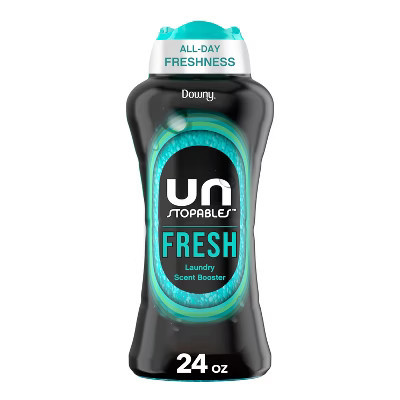 Downy Fresh Scent Unstopables In-Wash Laundry Scent Booster Beads - 24oz: Plastic Bottle, Spill-Resistant Lid | Target