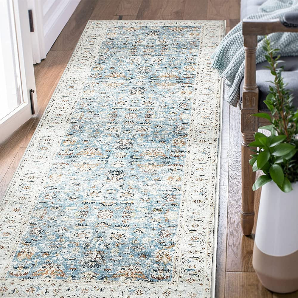 COLLACT Runner Rug 2x6 Area Rug Hallway Persian Rug Vintage Distressed Rug Indoor Mat Foldable Th... | Amazon (US)