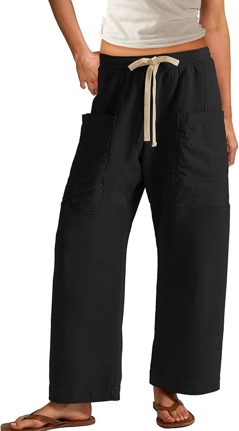 Panadila Women Wide Leg Pants Drawstring Barrel Sweatpants Baggy Cargo Pants Lounge Trousers with... | Amazon (US)