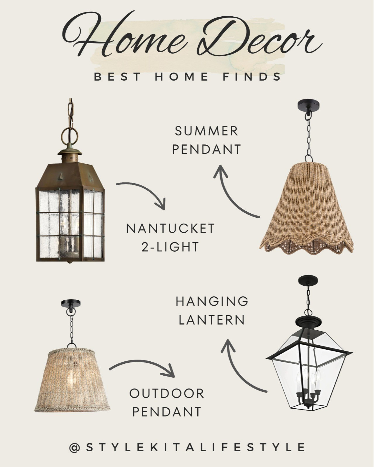 Home Decor Best Home Finds Summer Pendant | Nantucket 2 Light | Hanging Lantern | Outdoor Pendant 

#LTKSeasonal #LTKSaleAlert #LTKHome