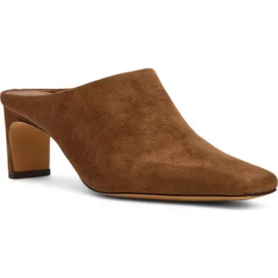 Steve Madden Jamason Leather Heeled Mule in Light Brown Suede at Nordstrom, Size 8.5 | Nordstrom
