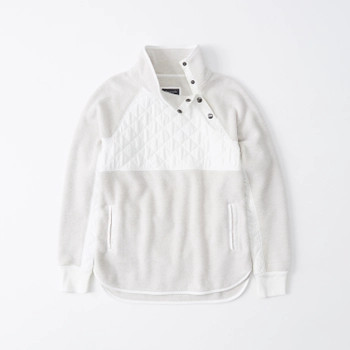 Asymmetrical Snap-Up Fleece | Abercrombie & Fitch (US)