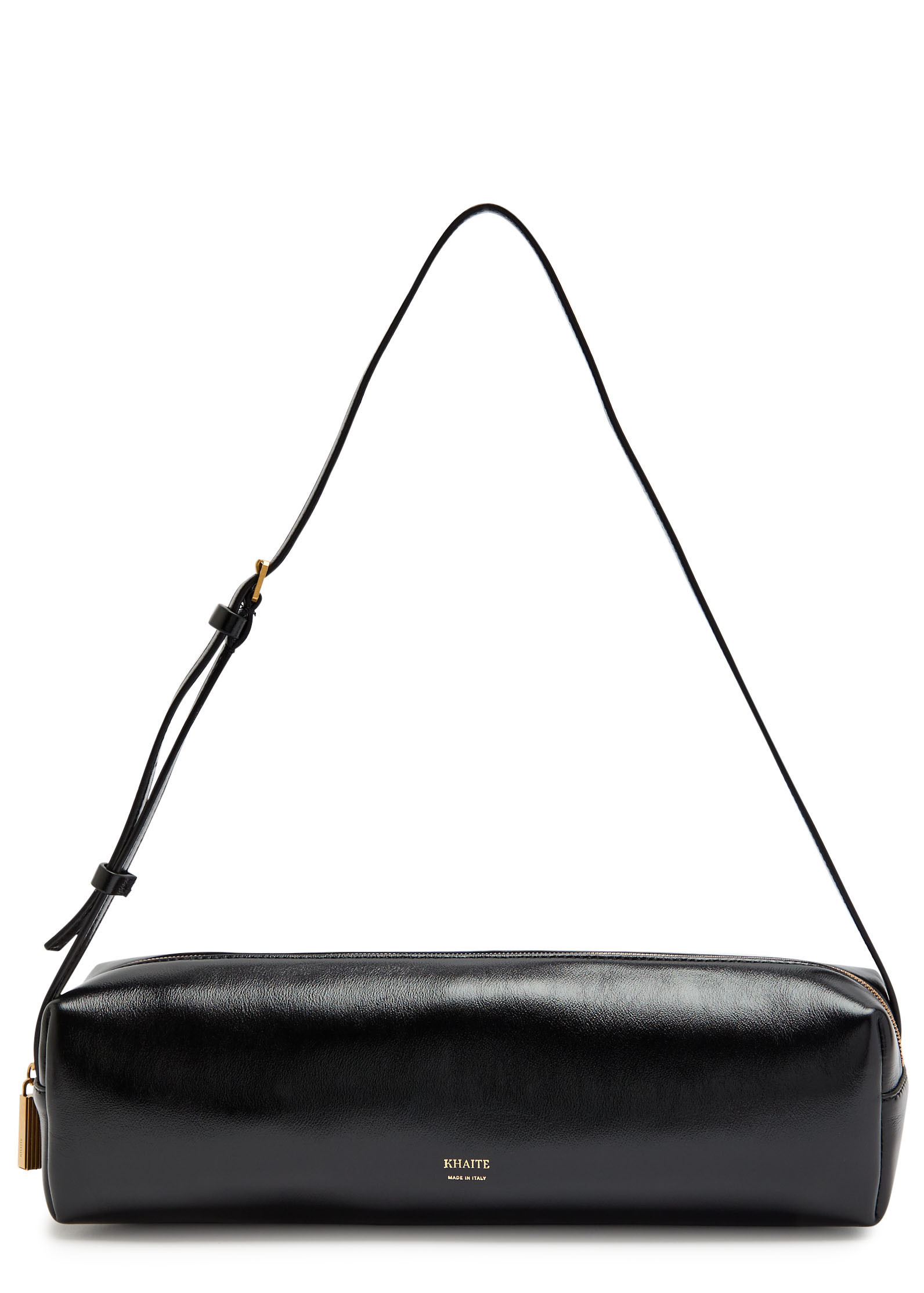 Kye glossed leather shoulder bag | Harvey Nichols