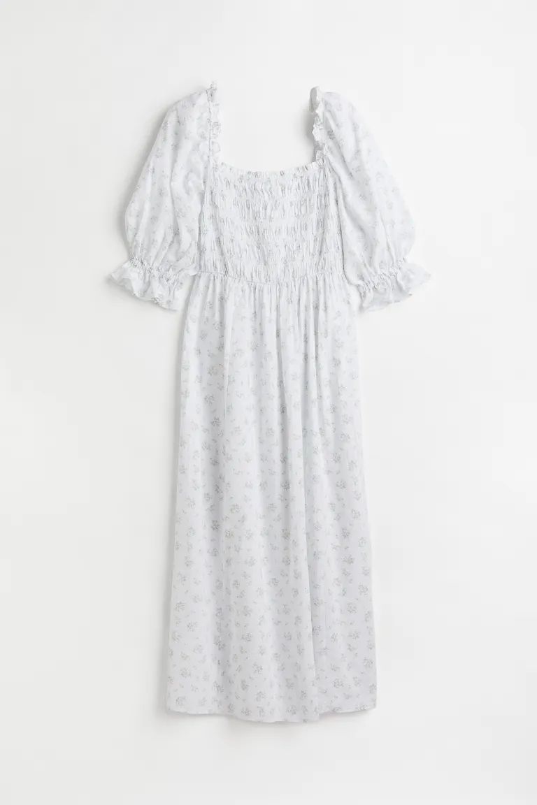 Floral puff-sleeved dress | H&M (UK, MY, IN, SG, PH, TW, HK)
