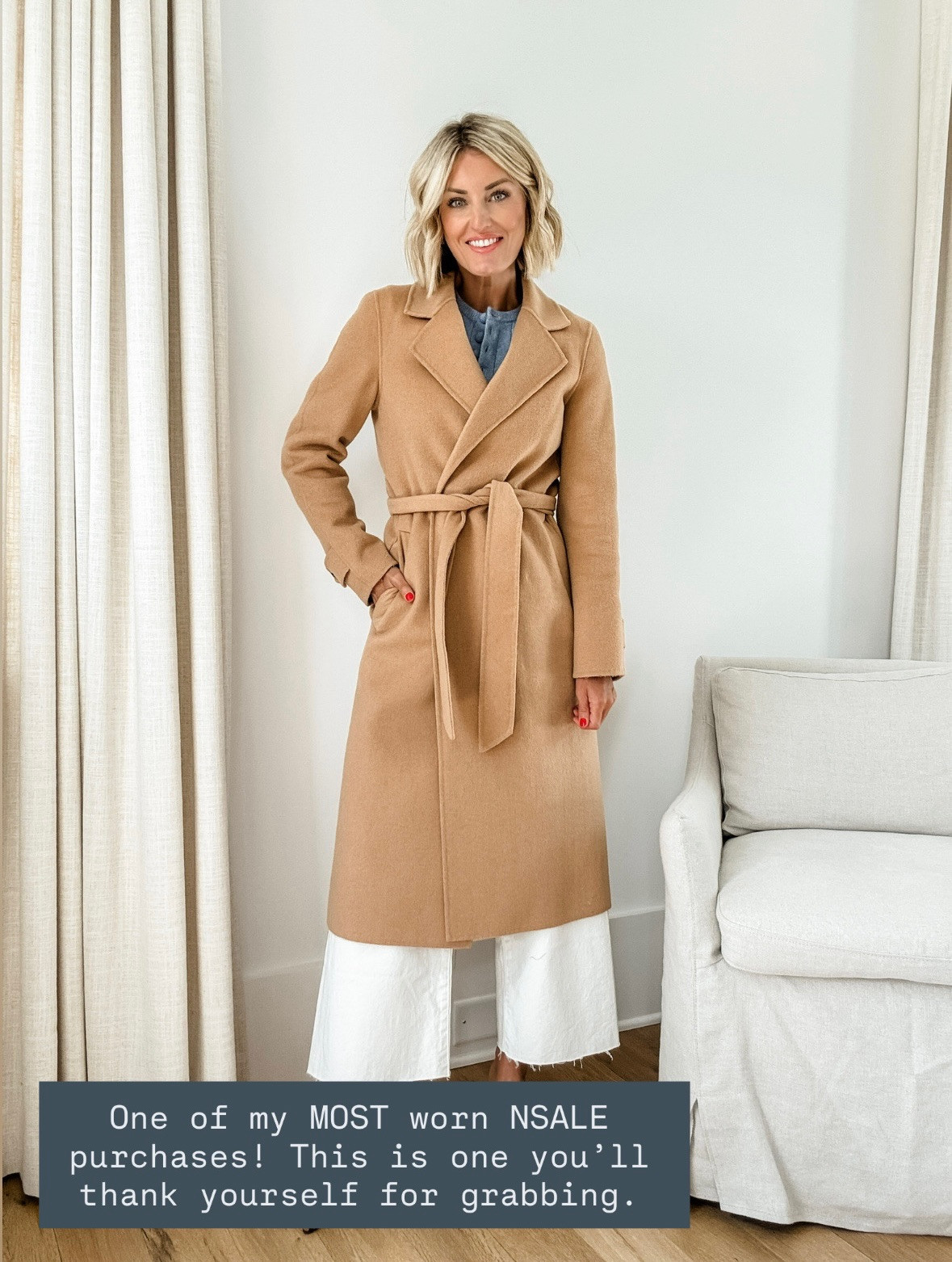 One investment piece I purchased from the NSale years ago that I can confirm is 100% worth it! This wool coat is so timeless! You will wear it for years!

Loverly grey, Nordstrom anniversary sale, NSale, wool coat, staple coat, winter coat, neutral coat 

 #LTKSeasonal #LTKSaleAlert