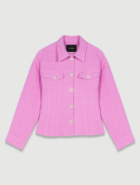 Veste ajustée en tweed | Maje EU