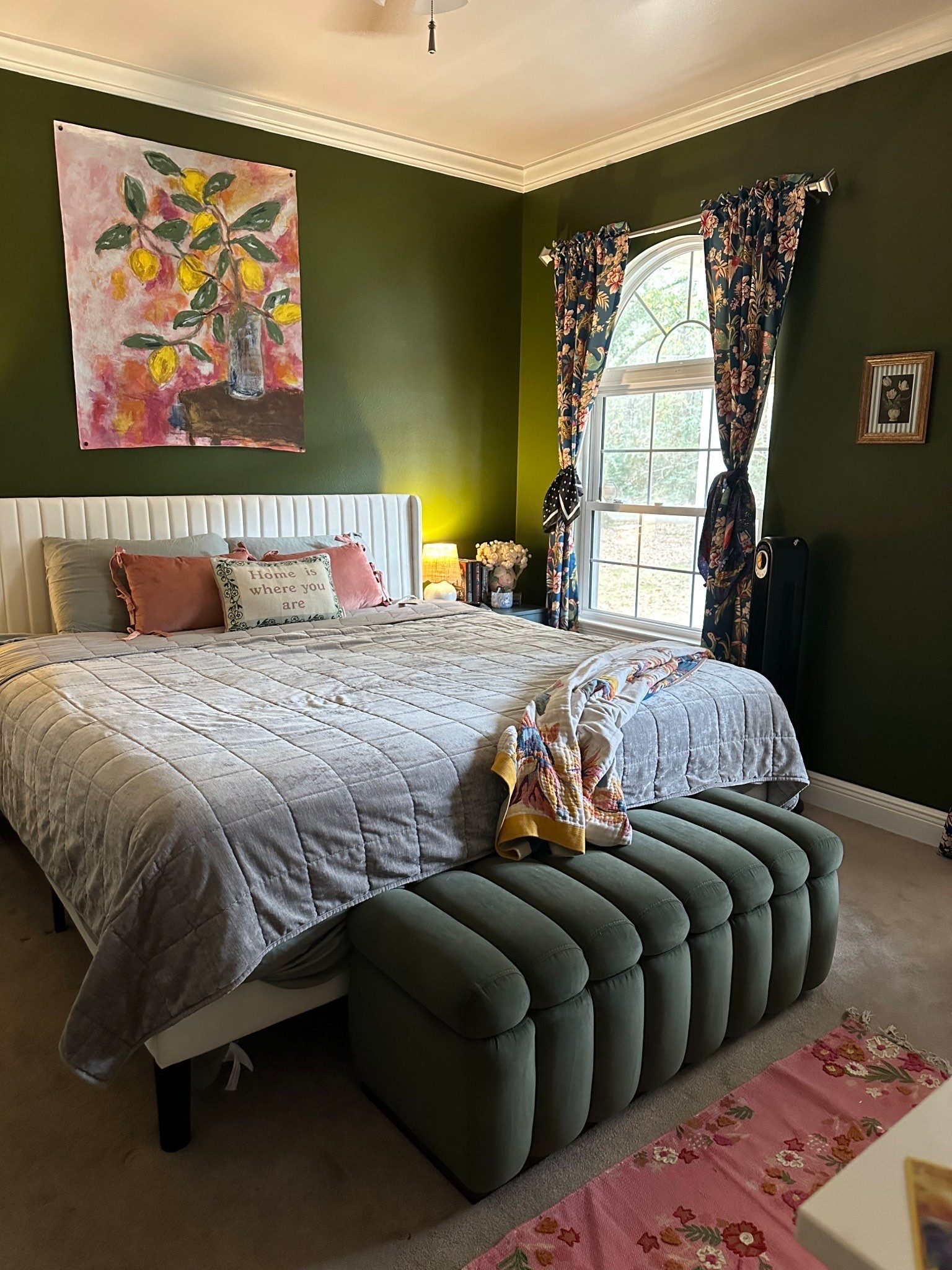 Adore our primary bedroom. 🫶 The perfect cozy, maximalism vibes — perfect year round, but especially for fall. 😉

#LTKHome #LTKSaleAlert #LTKmomlife