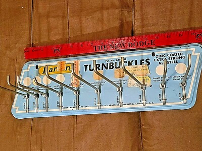 Vintage Larson Turnbuckles Store Display Rack | eBay US