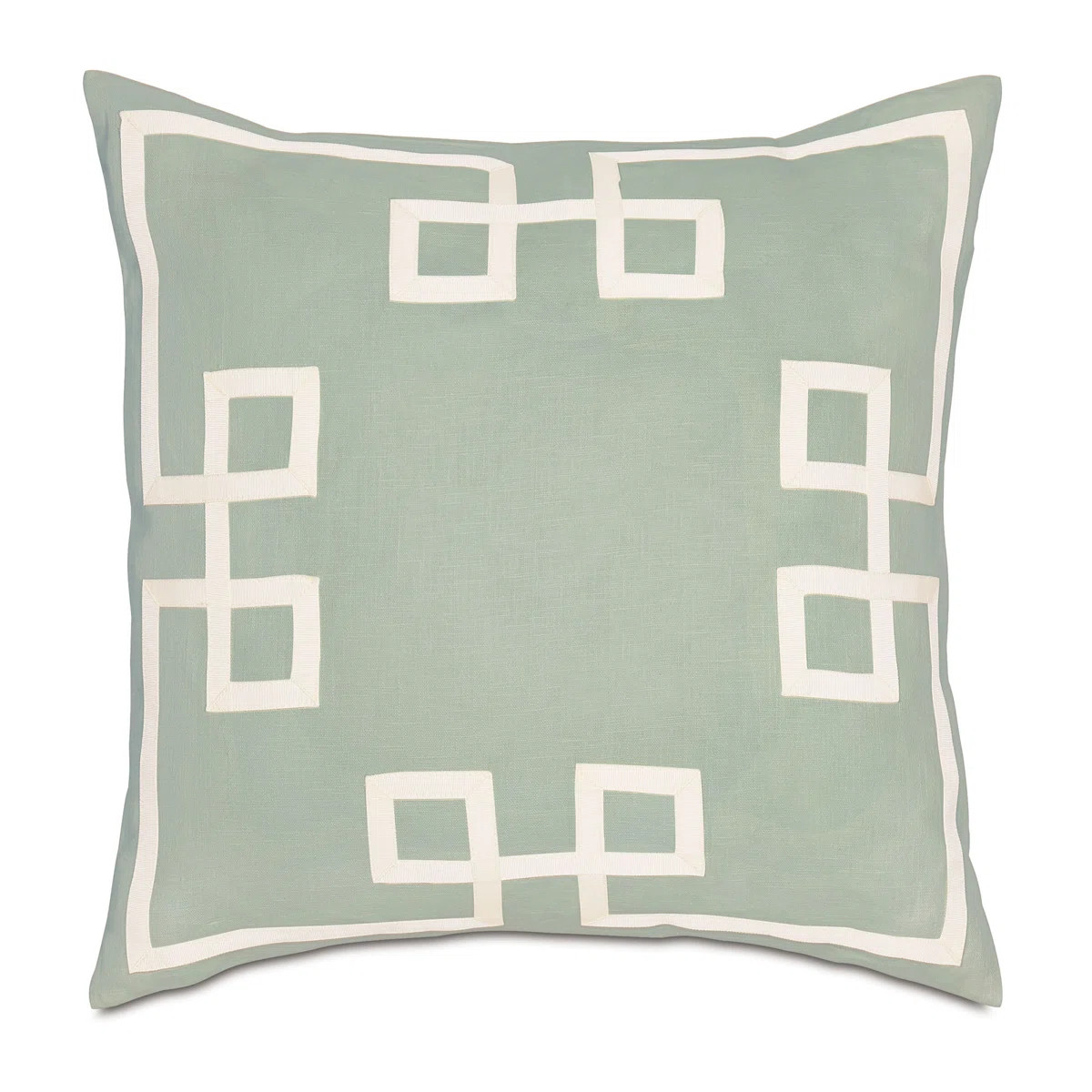 Resort Linen Program Appliqued Linen Reversible Throw Pillow | Wayfair North America