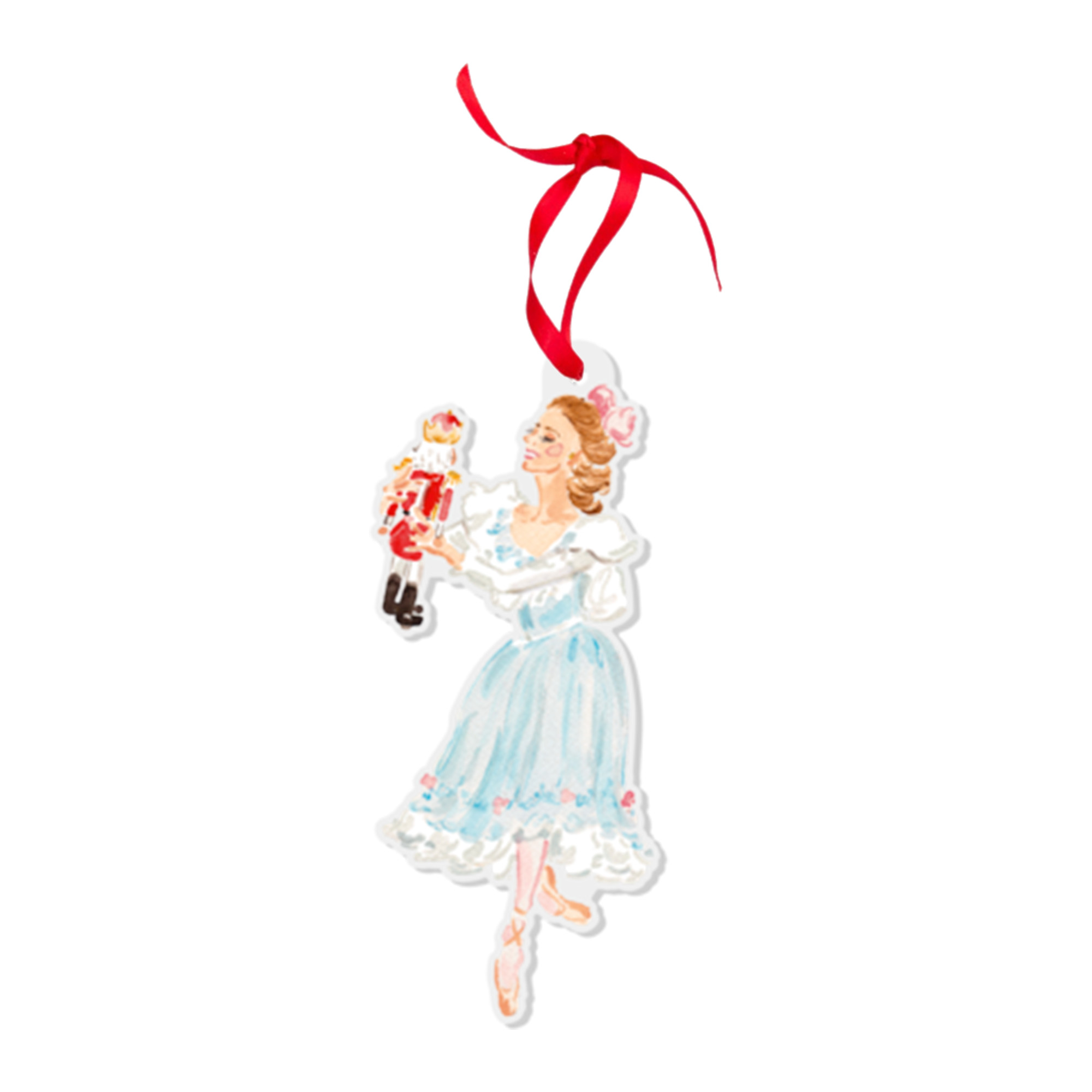 Barely Blemished Clara Watercolor Ornament — Simply Jessica Marie | Simply Jessica Marie