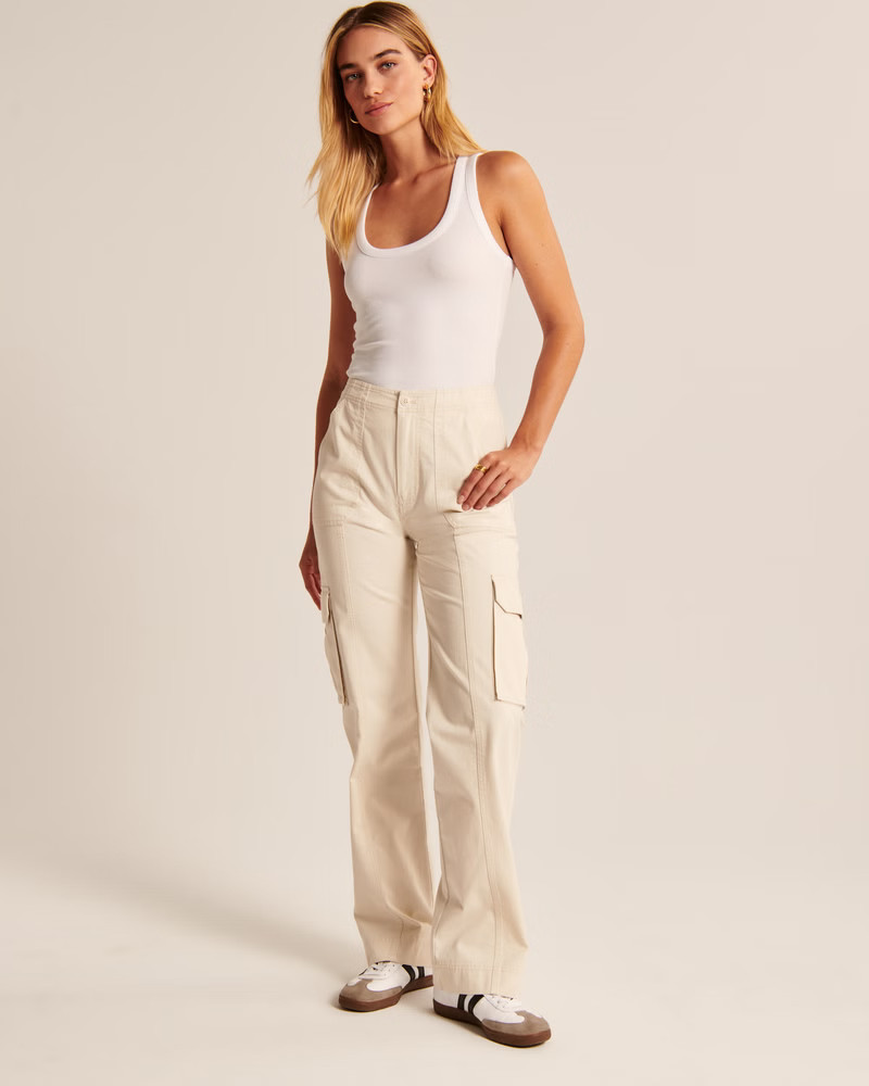 Essential Rib Tuckable Scoopneck Tank | Abercrombie & Fitch (US)