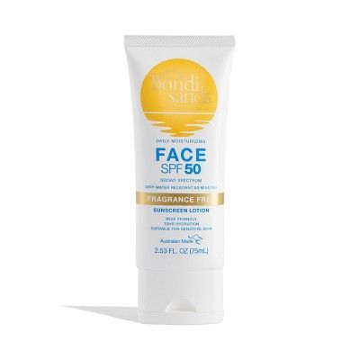 Bondi Sands Sunscreen Fragrance Free Face Lotion - SPF 50 - 2.53 fl oz | Target