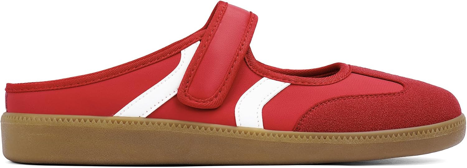 Mary Jane Sneakers for Women Slip on Mules Walking Flats Fashion Sneakers | Amazon (US)