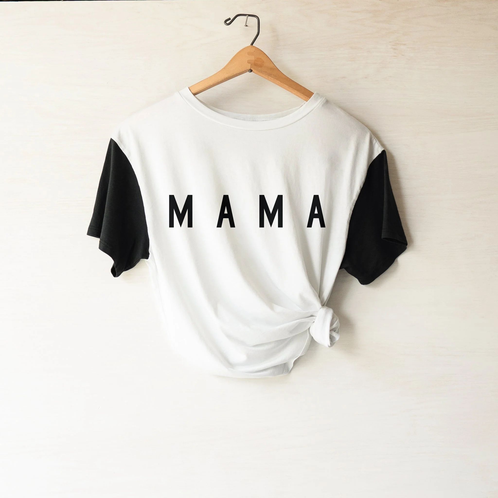 Womens "Mama" Tee in White & Black | Ford And Wyatt | Ford and Wyatt