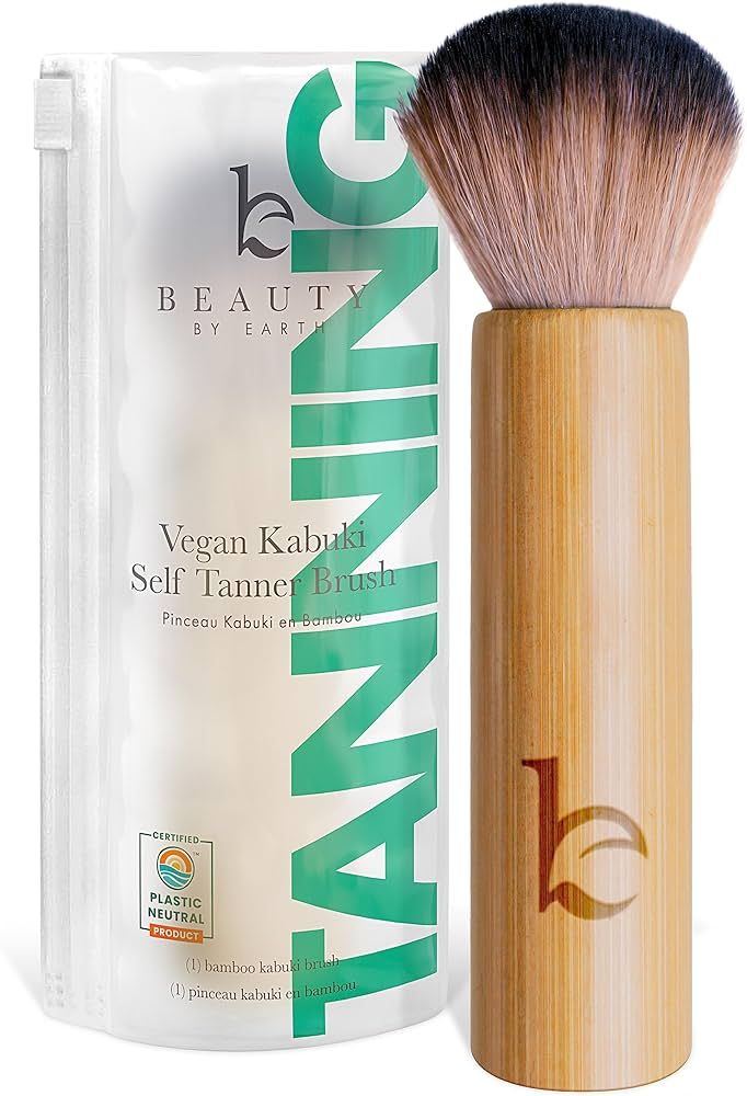 Bronzer Brush for Face - Kabuki Brush for Powder Foundation Powder Brush for Loose Powder - Liqui... | Amazon (US)